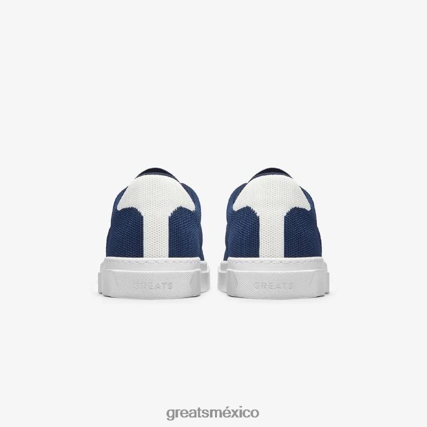 el tejido real 8H082D52 GREATS blanco marino zapatos