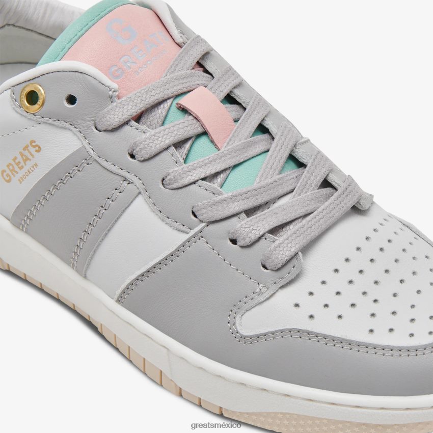 el tribunal jmz 8H082D148 GREATS gris blanco zapatos