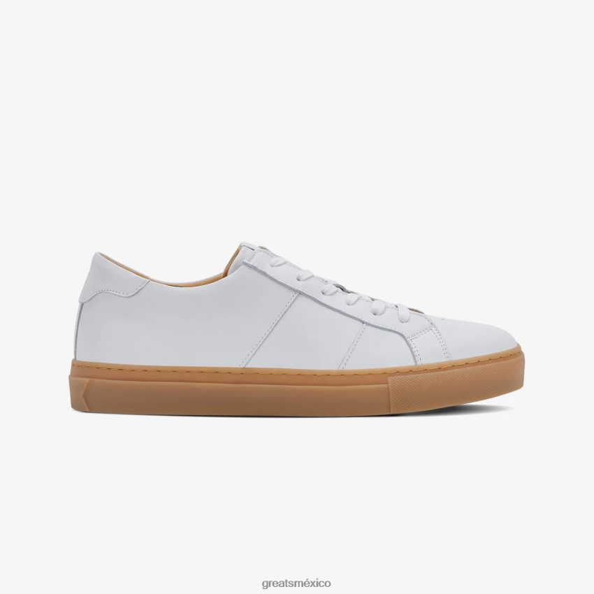 la realeza 8H082D18 GREATS chicle blanco zapatos