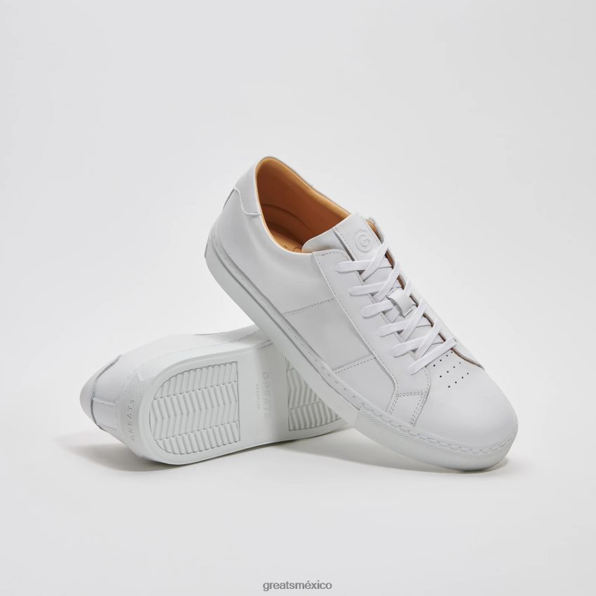 la realeza 8H082D19 GREATS blanco zapatos