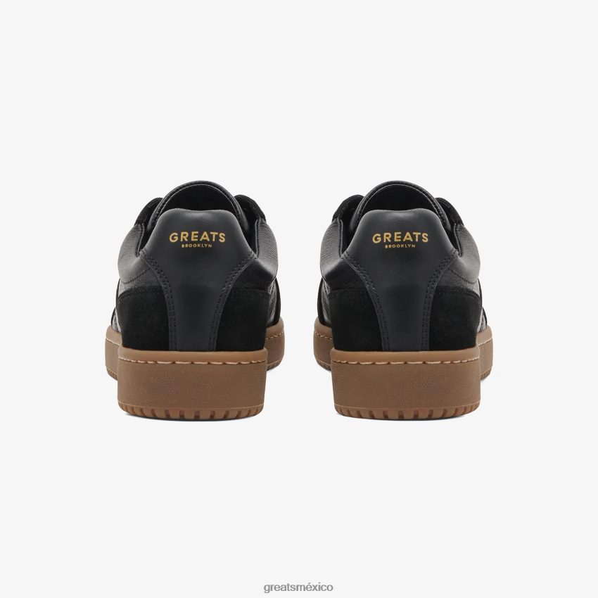 la zapatilla gat 8H082D129 GREATS chicle negro zapatos