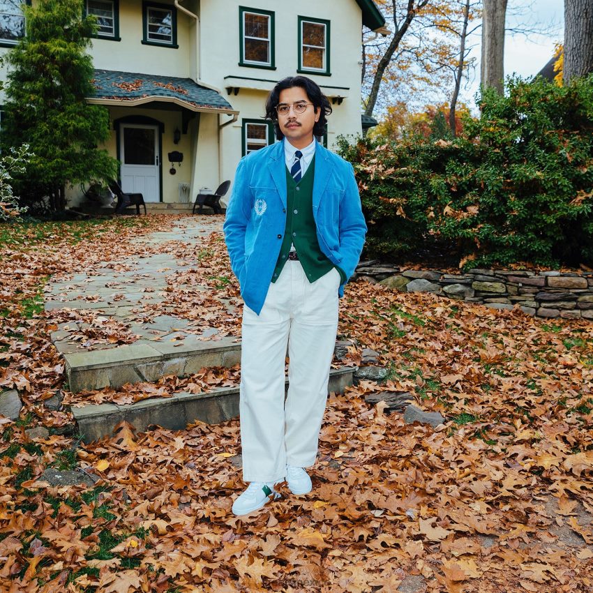 la zapatilla gat 8H082D22 GREATS blanco verde zapatos