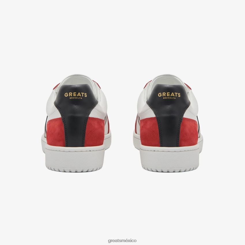 la zapatilla gat 8H082D23 GREATS rojo zapatos