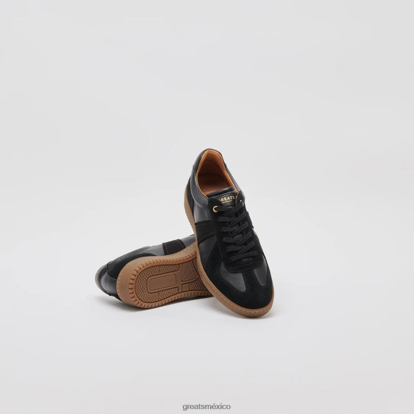 la zapatilla gat 8H082D36 GREATS chicle negro zapatos